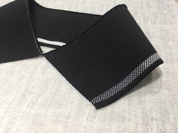 Polyester knit collar