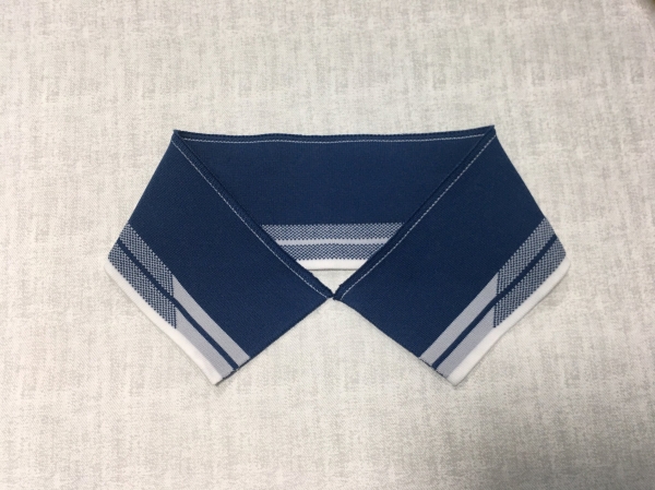 Polyester knit collar