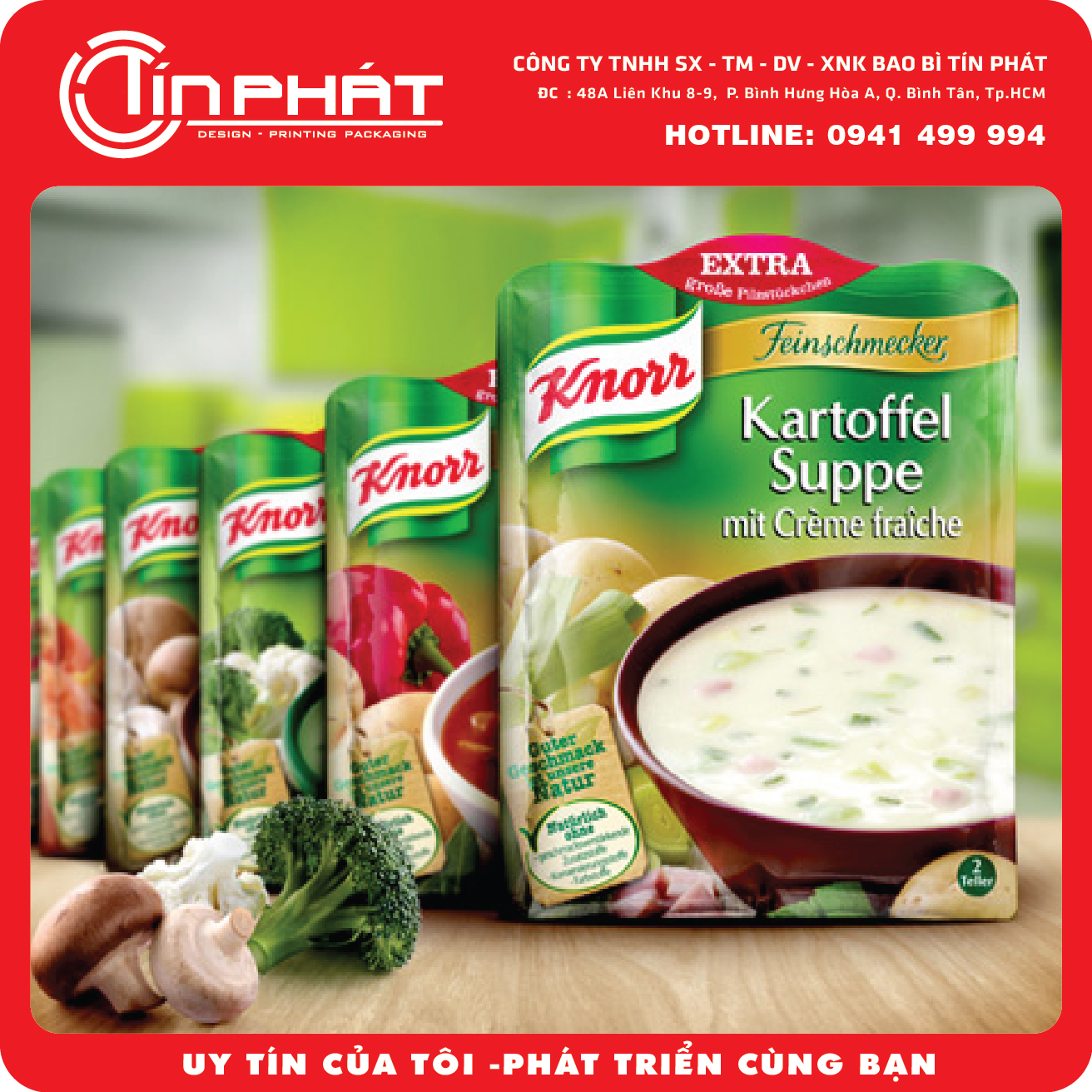 Knorr packaging