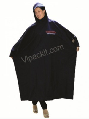 Bat-wing raincoat