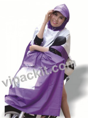 Bat-wing raincoat