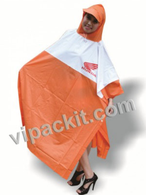 Bat-wing raincoat