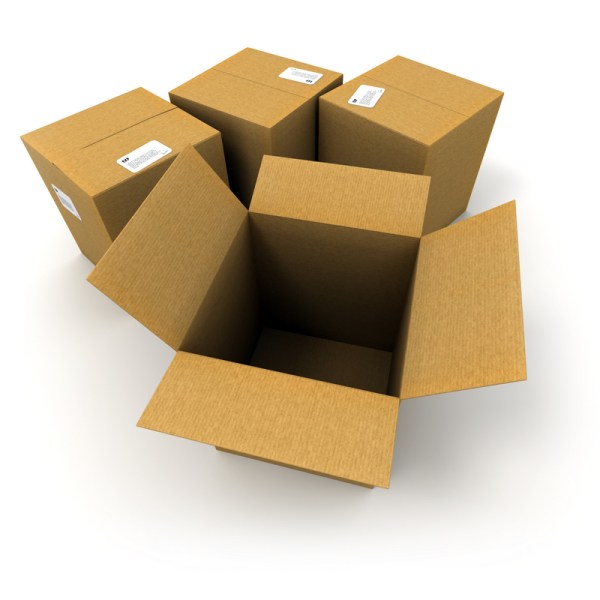 Cardboard boxes
