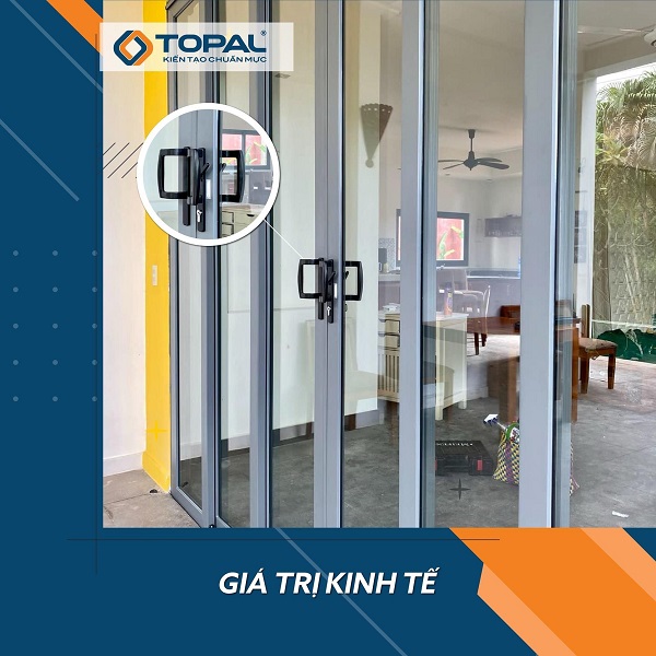 Topal aluminum door