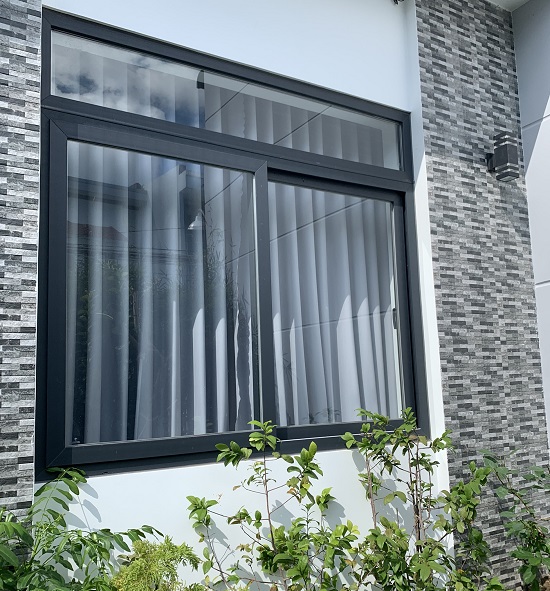 Plastic door with steel core