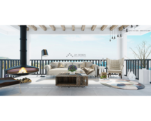 High-end apartment interior design