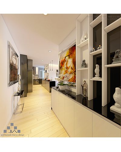 Munberry residential building interior design