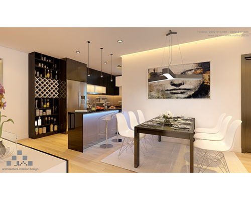 Munberry residential building interior design
