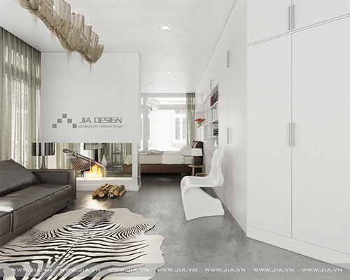 High-end apartment interior design