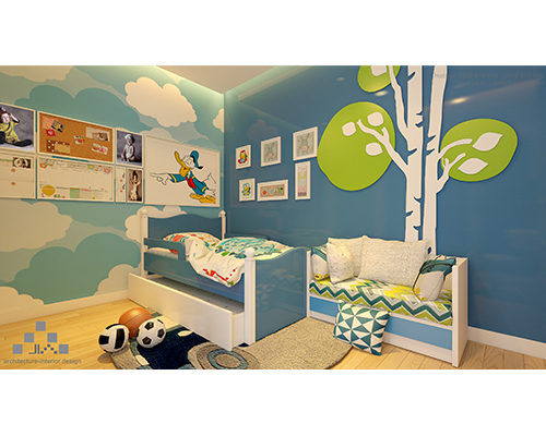 Munberry residential building interior design