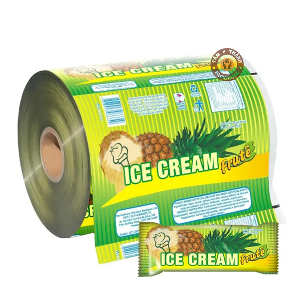 Automatic packaging film roll