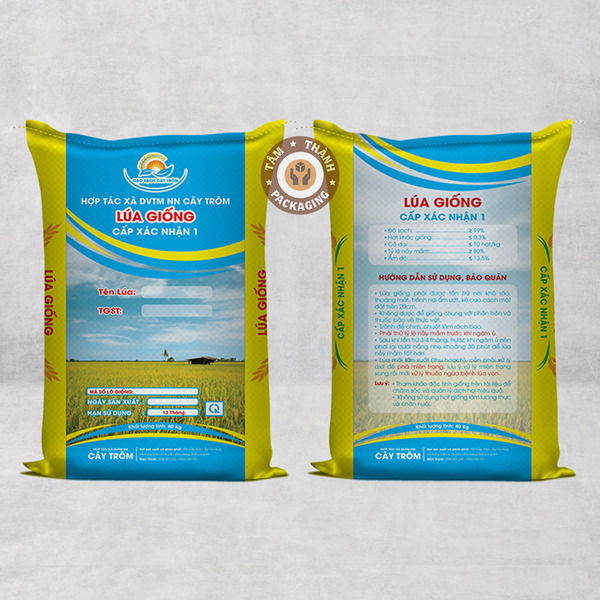 PP woven bags for rice seeds