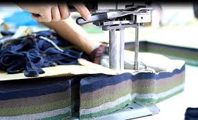 Fabric binding cutting