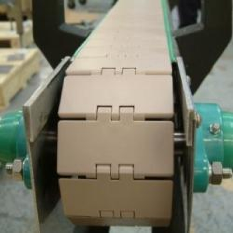 Plastic chain conveyor