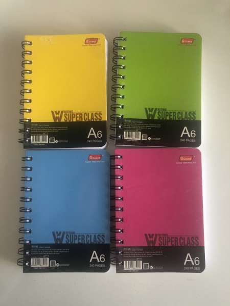 A5 spiral notebook
