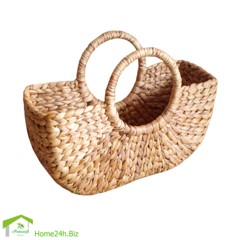 Vintage Water Hyacinth Handbag