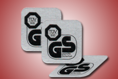 Silver decal