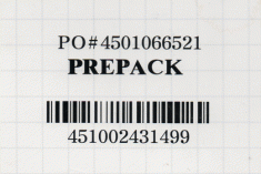 Barcode decal