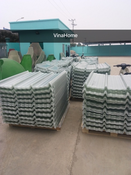 Composite plastic roofing sheet