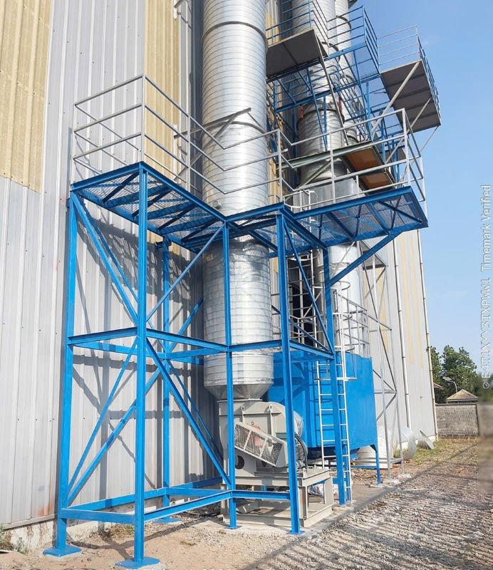 Construction of exhaust gas treatment system