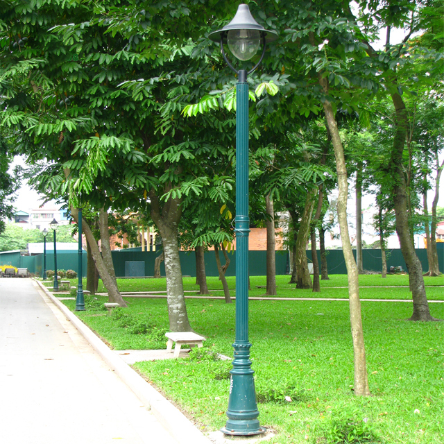 Garden lamp poles