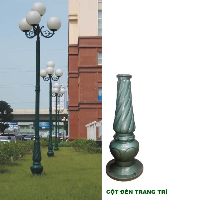 Garden lamp poles