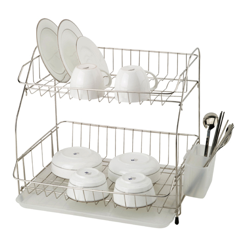 2-floor bowl rack
