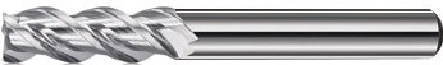 3-blade aluminum alloy milling cutters