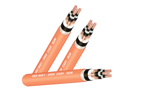 3-core copper fiber cable