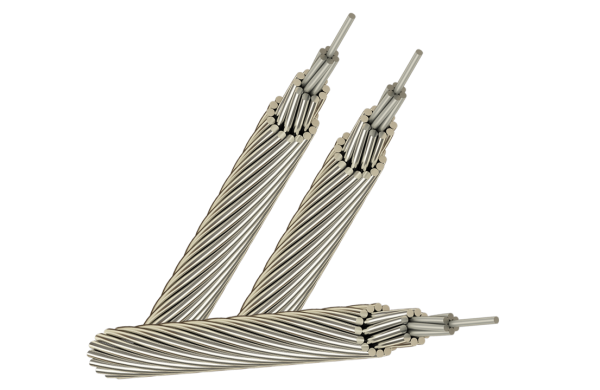 Bare aluminum cable