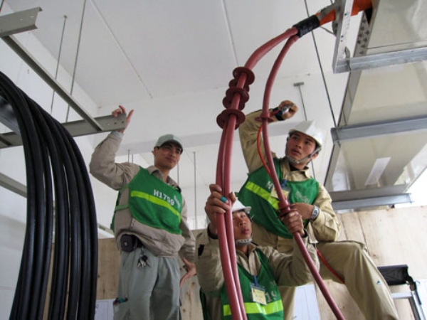 Installation of substation