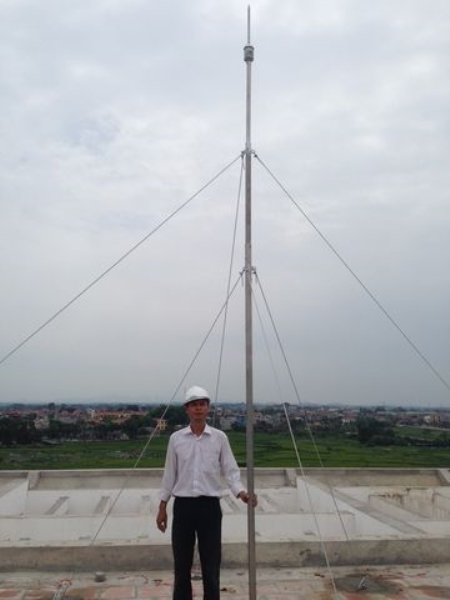 Installation of lightning protection system