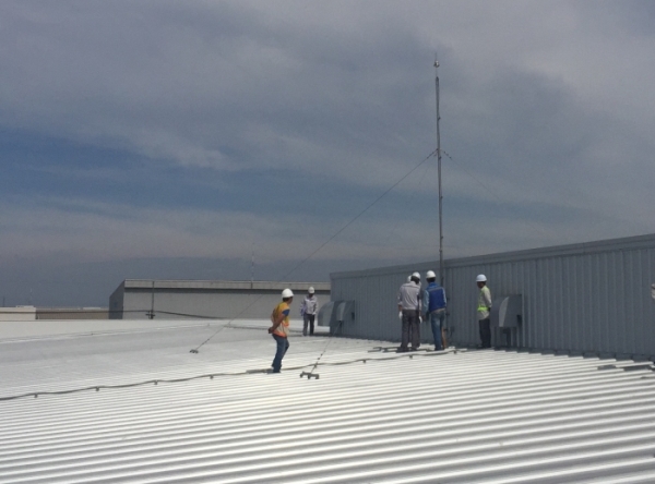 Installation of lightning protection system