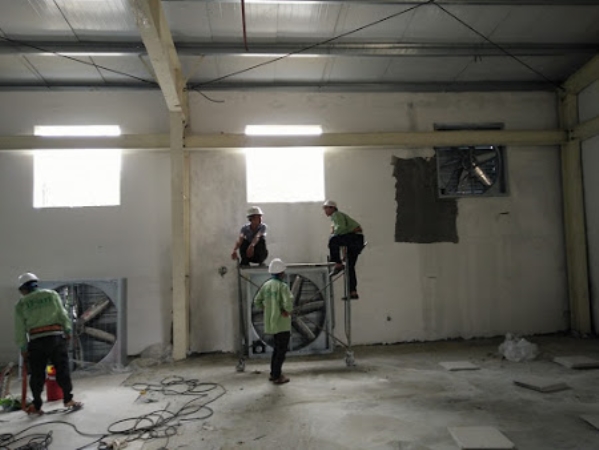 Installation of ventilation system