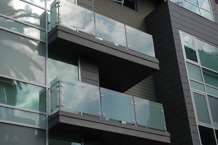 Glass balcony
