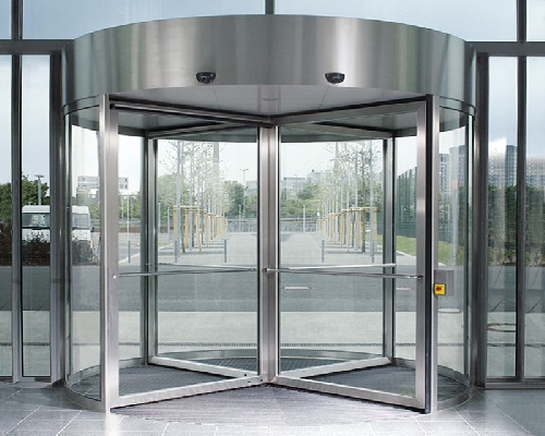 Aluminum and glass door