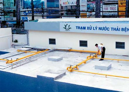 Hospital wastewater treatment system