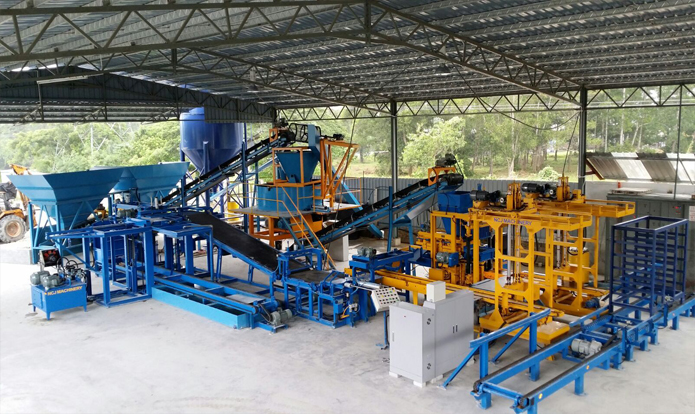 Block brick machine