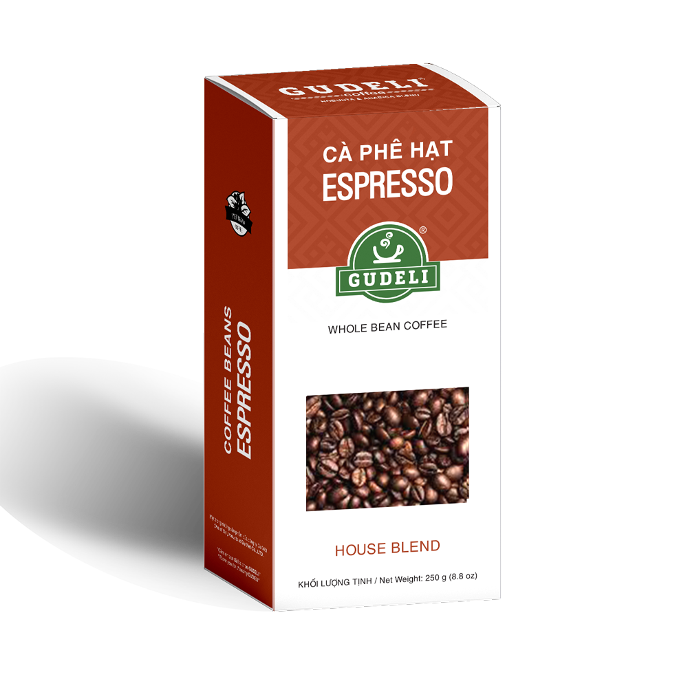 Espresso coffee bean house blend