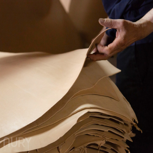 Crust leather