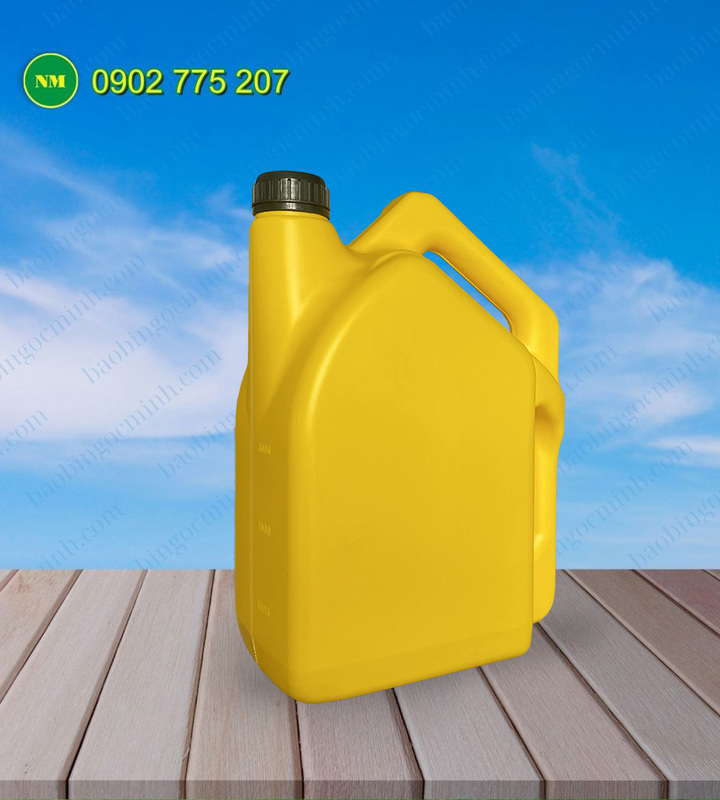4L HDPE plastic can with handle