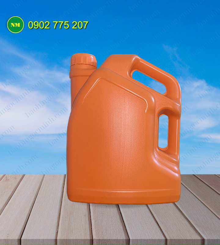5L HDPE plastic can with handle