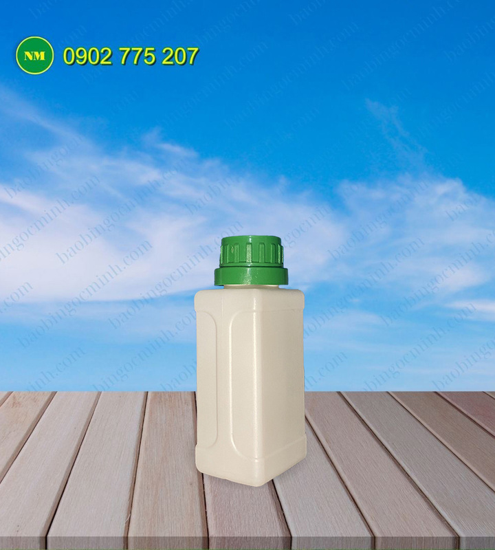 100ml HDPE square plastic bottle