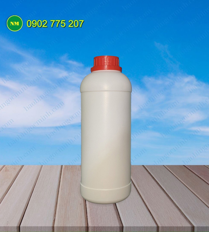 1L HDPE plastic bottle with Garanti cap
