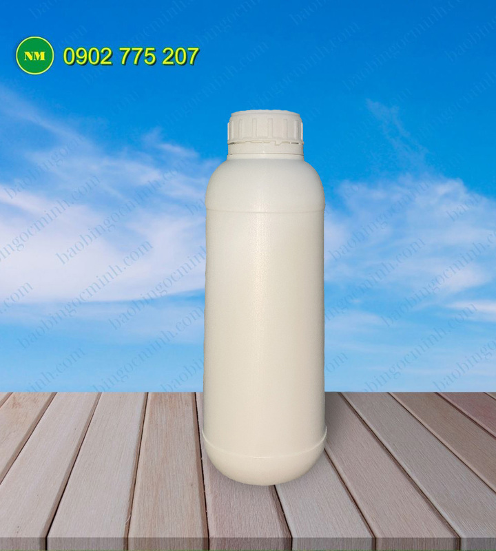1L HDPE plastic bottle with Garanti cap
