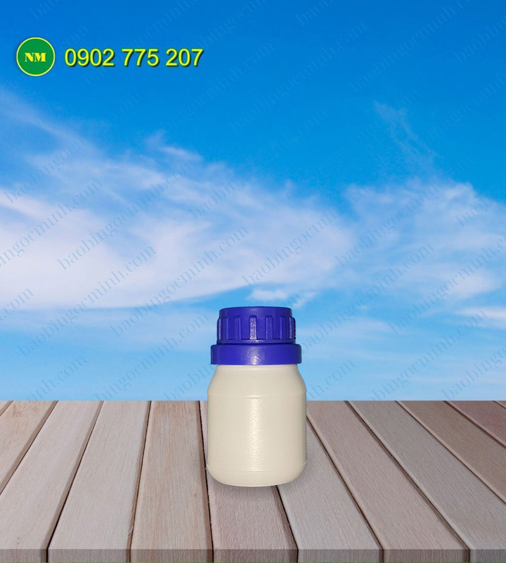 50ml HDPE plastic bottle