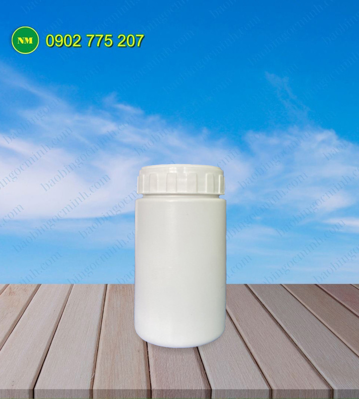 100gr HDPE plastic jar for pharmaceuticals