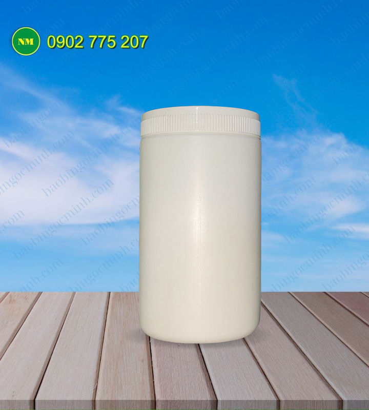 1kg HDPE plastic jar for chemical