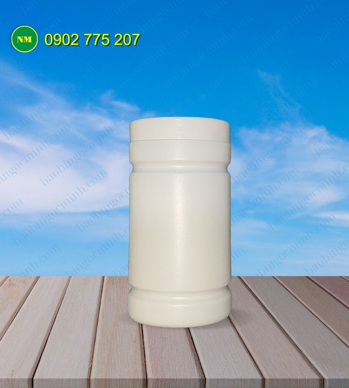 500g HDPE plastic jar for fertilizer