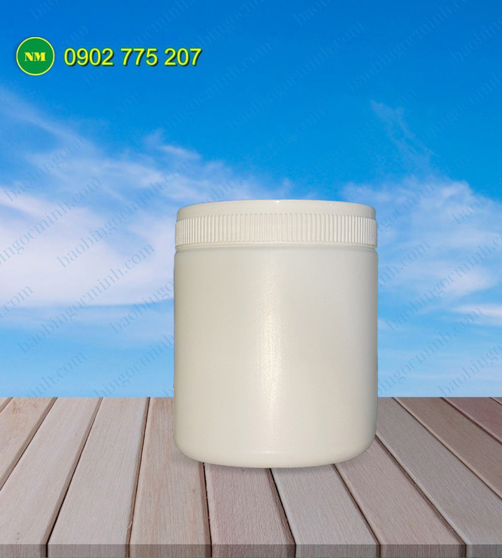 500gr HDPE plastic jar for agricultural medicine
